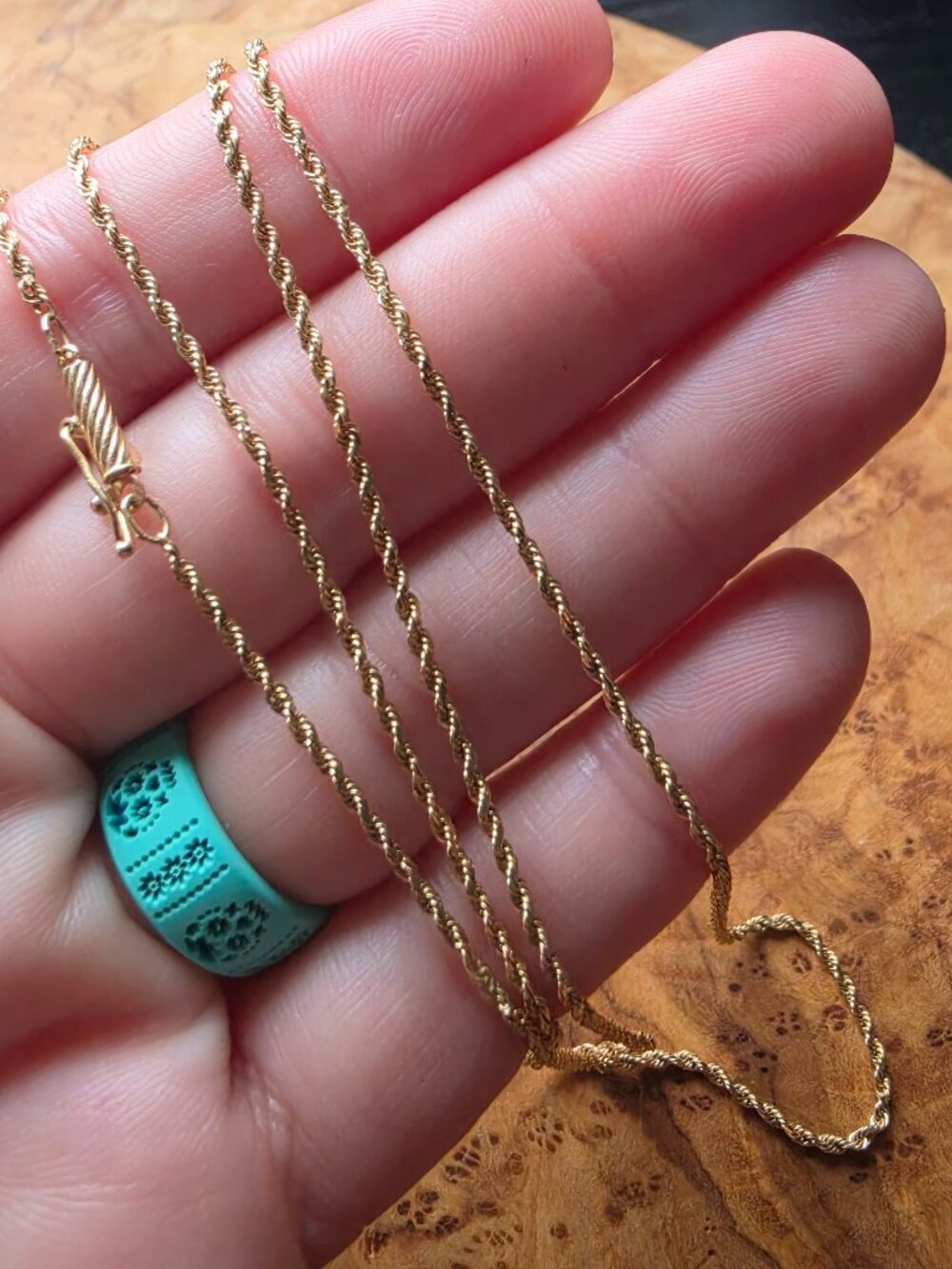 26" 1.5mm 14K Rope Chain (5.1g)